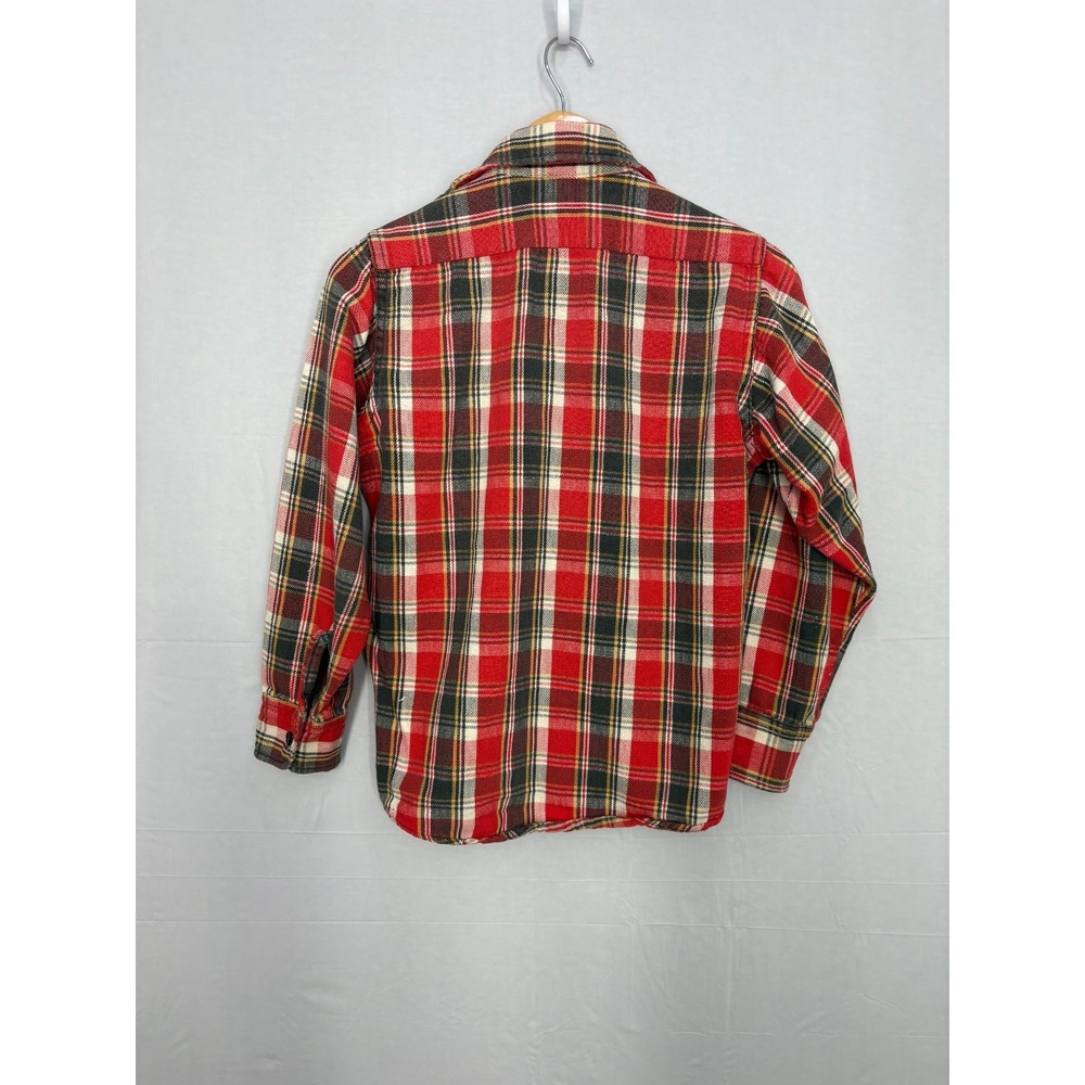 Woolrich Button-Up Shirt Mens Multicolor Plaid Flannel Western Long Sleeve Small - Picture 2 of 10